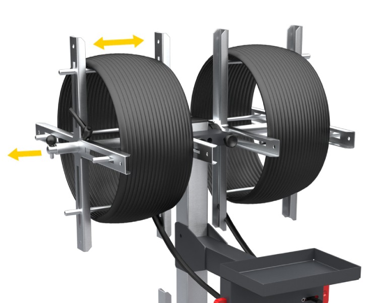 Produtos para Alumínio SPIN 4 Porta-bobina Emmegi